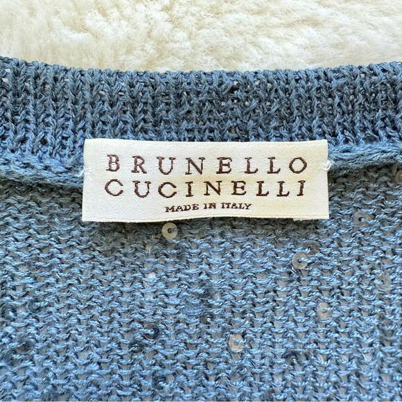 Brunello Cucinelli women zipper top size L Authentic - Picture 6 of 8